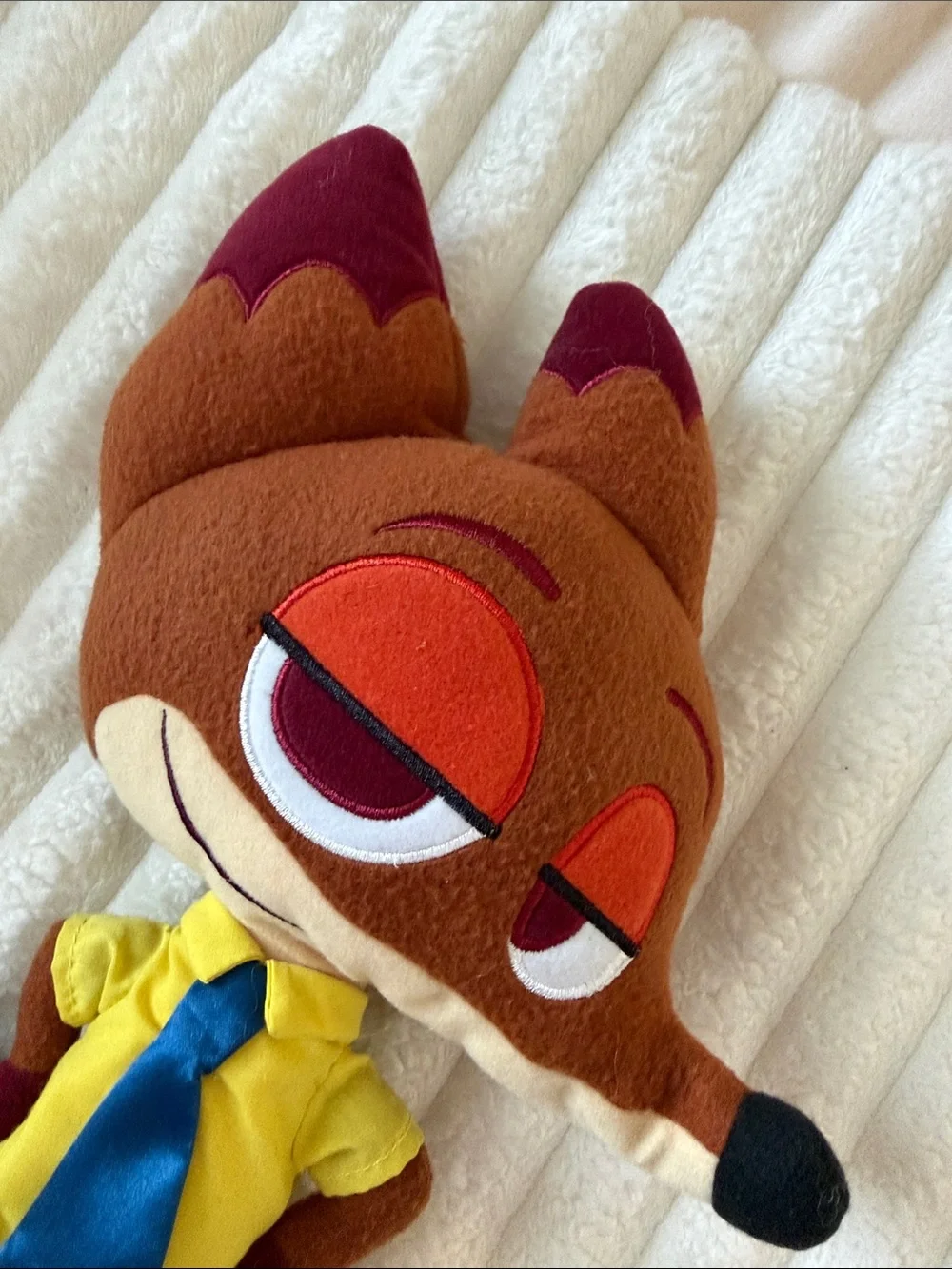 Disney Zootopia Nick Wilde Plush in Brown, Yellow, Blue